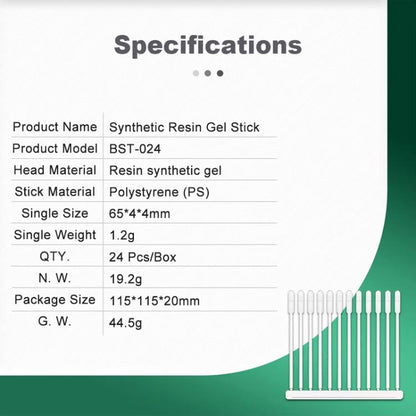 Bâtonnet de gel de résine synthétique BEST BST-024