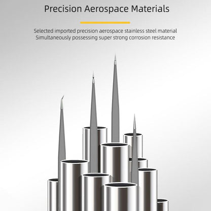 Meilleure pince à épiler non magnétique en acier inoxydable haute dureté, BST-Q11, BST-Q12, BST-Q13, BST-Q14