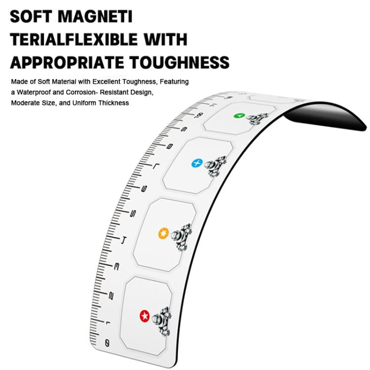 Plateau de rangement magnétique double face pour vis LUOWEI LW-333