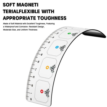 Plateau de rangement magnétique double face pour vis LUOWEI LW-333