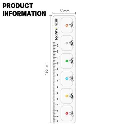 Plateau de rangement magnétique double face pour vis LUOWEI LW-333