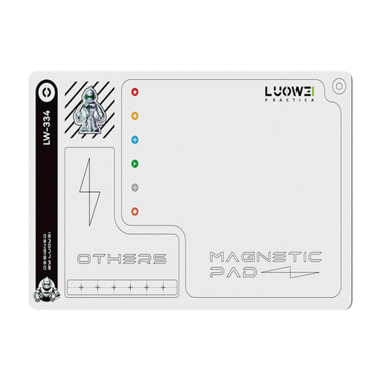 LUOWEI LW-334 Plateau magnétique double face pour vis, grand format