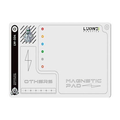 LUOWEI LW-334 Plateau magnétique double face pour vis, grand format