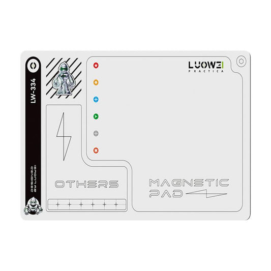 LUOWEI LW-334 Plateau magnétique double face pour vis, grand format