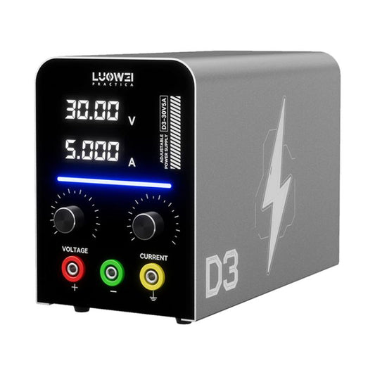 Alimentation CC numérique régulée et ajustable LUOWEI D3 30 V / 5 A, EU Plug, US Plug