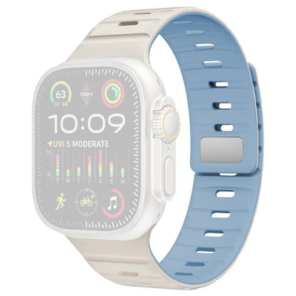 Bracelet de montre en silicone xDfind à boucle magnétique Norman, For Apple Watch 42 / 44 / 45 / 46 / 49mm, For Apple Watch 38 / 40 / 41 / S11 42mm