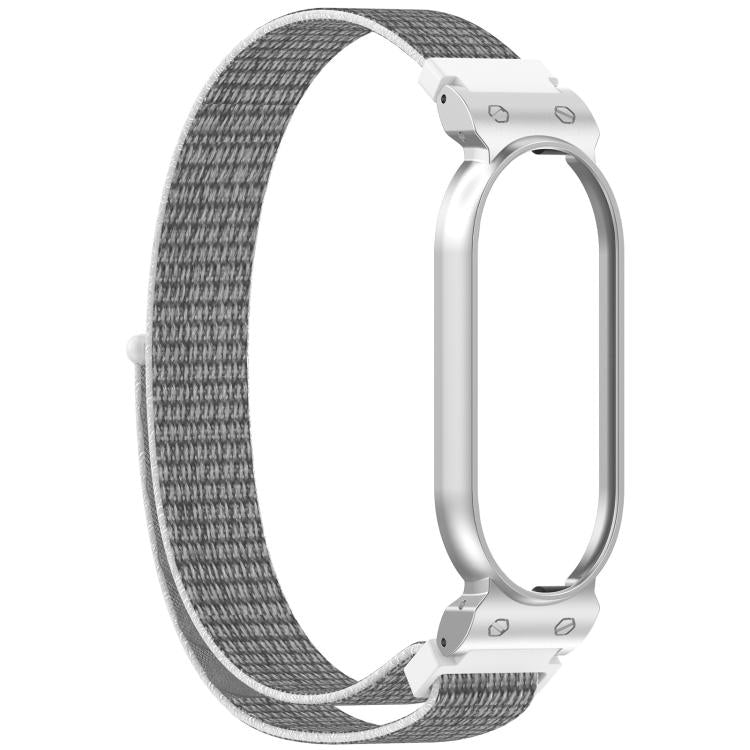Bracelet de montre xDfind avec cadre en métal, boucle en nylon intégrée et fermeture auto-agrippante, For Plaud NotePin AI
