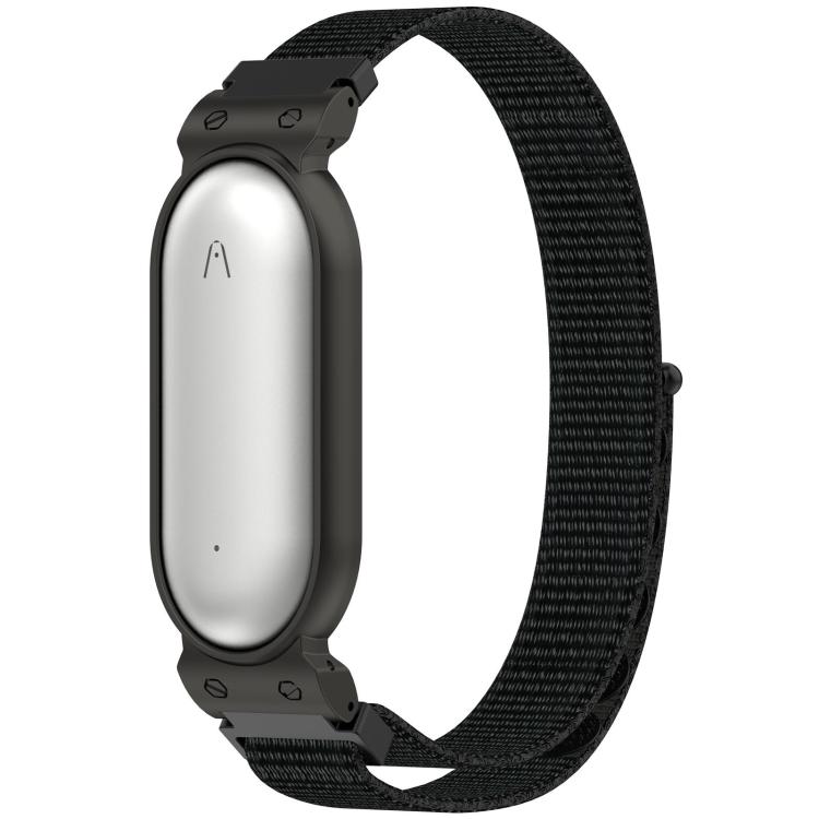 Bracelet de montre xDfind avec cadre en métal, boucle en nylon intégrée et fermeture auto-agrippante, For Plaud NotePin AI