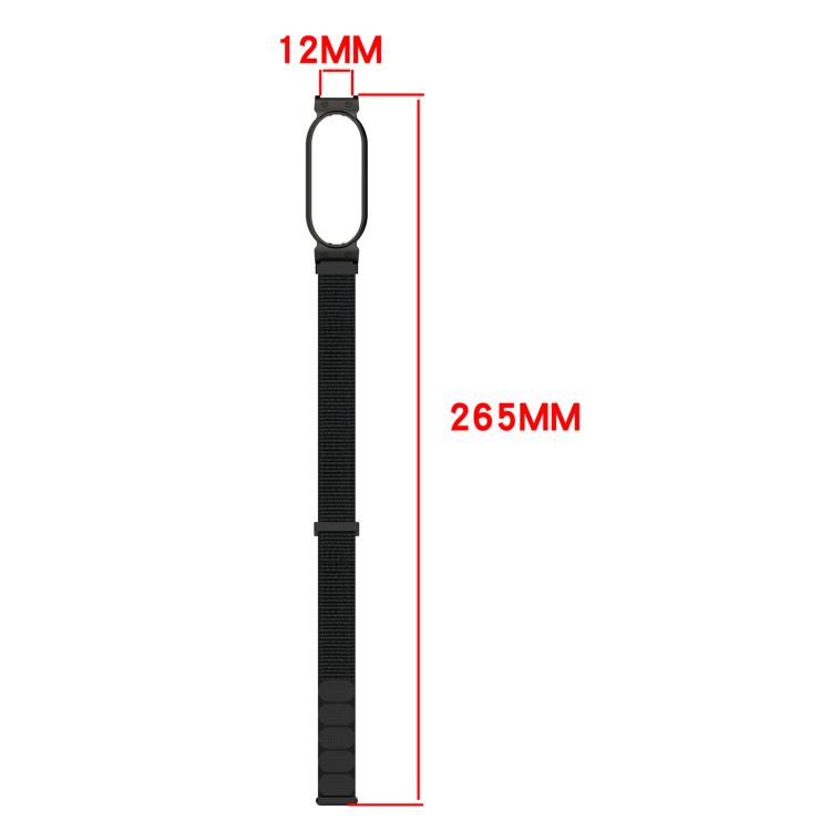 Bracelet de montre xDfind avec cadre en métal, boucle en nylon intégrée et fermeture auto-agrippante, For Plaud NotePin AI
