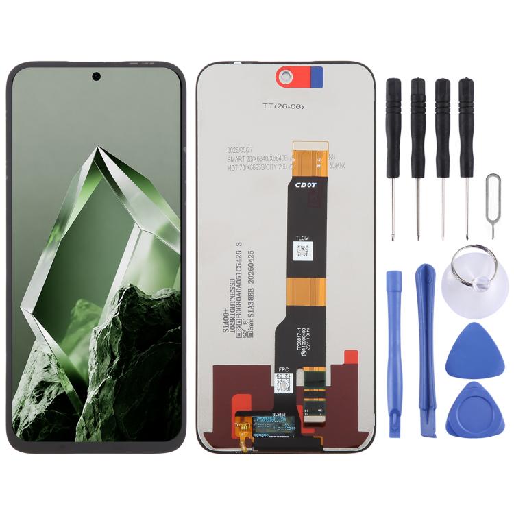Écran LCD OEM avec numériseur, ensemble complet, For Itel City 200s, For Itel Power 80, For Itel A100Cs, For Itel A100 Pro, For Itel A200+, For Itel A200, For Itel City 200 C681LN, For Itel A100C, For Itel A100, For Itel A95, For Itel City 100 C671L   ...