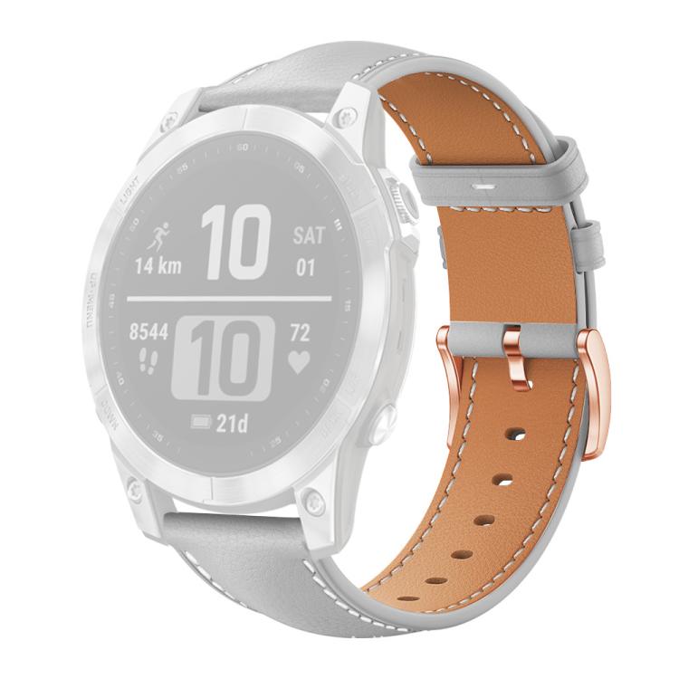 Bracelet de montre xDfind en cuir végan grain fin Black Shark avec boucle or rose, For Garmin Fenix 8/7/6/5 22mm, For Garmin Fenix 8/7S/6S/5S 20mm, For Garmin Forerunner 45 / 45S / Swim 2, For Garmin Forerunner 220/735/735XT/230/235                    ...