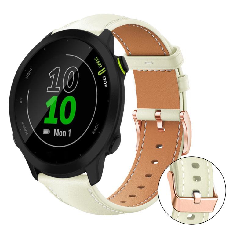 Bracelet de montre xDfind en cuir végan grain fin Black Shark avec boucle or rose, For Garmin Fenix 8/7/6/5 22mm, For Garmin Fenix 8/7S/6S/5S 20mm, For Garmin Forerunner 45 / 45S / Swim 2, For Garmin Forerunner 220/735/735XT/230/235                    ...