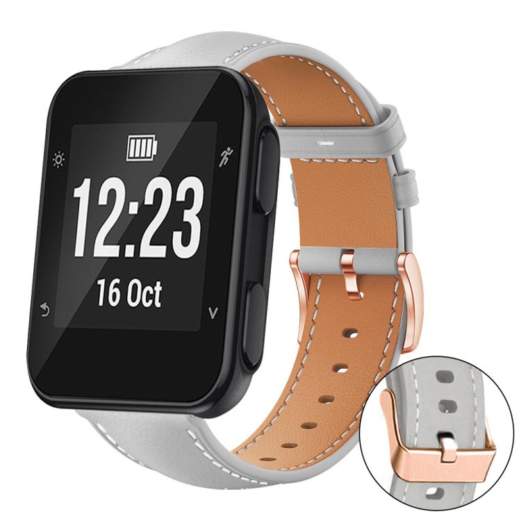 Bracelet de montre xDfind en cuir végan grain fin Black Shark avec boucle or rose, For Garmin Fenix 8/7/6/5 22mm, For Garmin Fenix 8/7S/6S/5S 20mm, For Garmin Forerunner 45 / 45S / Swim 2, For Garmin Forerunner 220/735/735XT/230/235                    ...