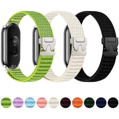 Bracelet de montre en nylon à motif montagne et boucle parachute xDfind, For Xiaomi Smart Band 10 / 9 / 8