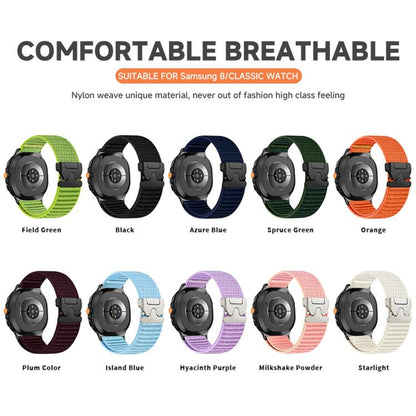 Bracelet de montre en nylon à motif montagne et boucle parachute xDfind, For Galaxy Watch9 / 8 / 8 Classic