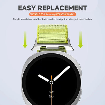 Bracelet de montre en nylon à motif montagne et boucle parachute xDfind, For Galaxy Watch9 / 8 / 8 Classic