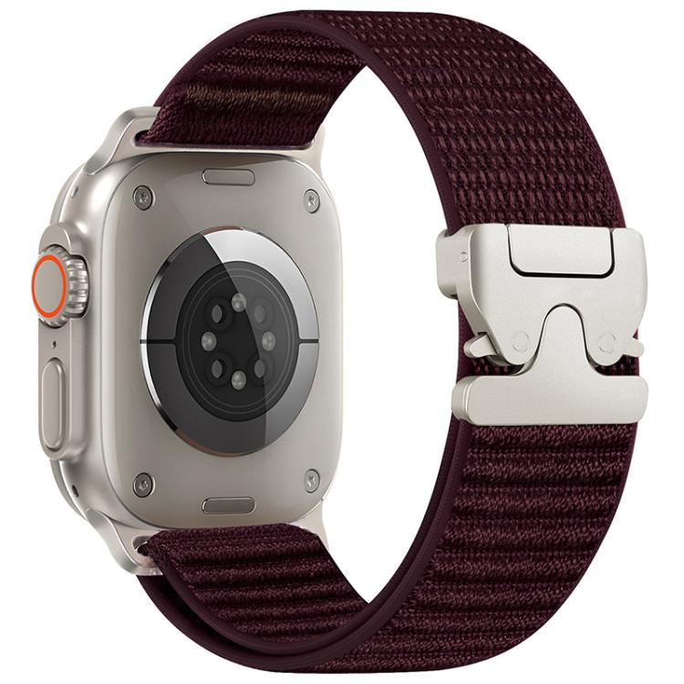 Bracelet de montre en nylon à motif montagne et boucle parachute xDfind, For Apple Watch 42 / 44 / 45 / 46 / 49mm, For Apple Watch 38 / 40 / 41 / S10 42mm