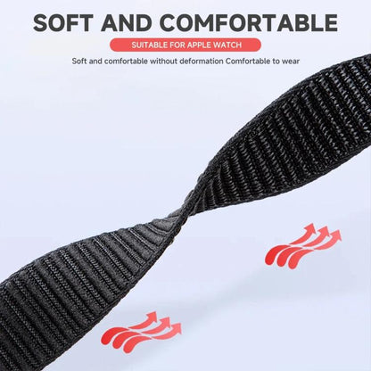 Bracelet de montre en nylon à motif montagne et boucle parachute xDfind, For Apple Watch 42 / 44 / 45 / 46 / 49mm, For Apple Watch 38 / 40 / 41 / S10 42mm