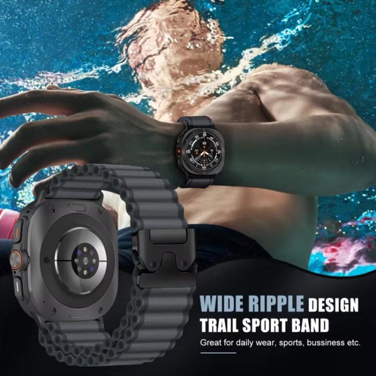 Bracelet de montre en nylon xDfind avec boucle parachute pour sports tout-terrain, For Galaxy Watch9 / 8 / 8 Classic