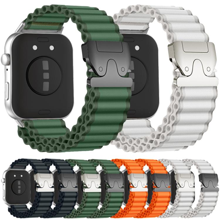 Bracelet de montre en nylon xDfind avec boucle parachute pour sports tout-terrain, For Huawei Watch Fit4 Pro / Fit4 / Fit3