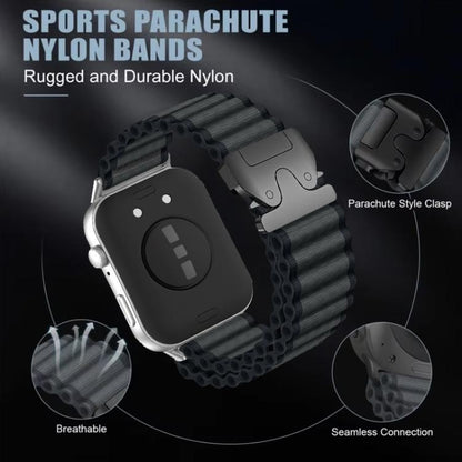 Bracelet de montre en nylon xDfind avec boucle parachute pour sports tout-terrain, For Huawei Watch Fit4 Pro / Fit4 / Fit3