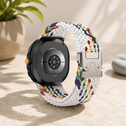Bracelet de montre xDfind en nylon tissé avec boucle parachute, For Galaxy Watch9 / 8 / 8 Classic