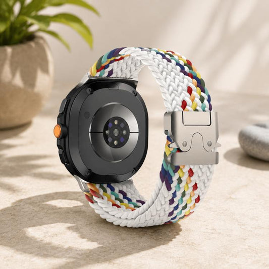Bracelet de montre xDfind en nylon tissé avec boucle parachute, For Galaxy Watch9 / 8 / 8 Classic