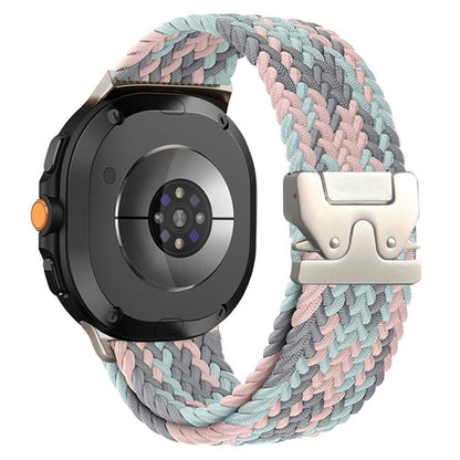 Bracelet de montre xDfind en nylon tissé avec boucle parachute, For Samsung Galaxy Watch8 / Watch8 Classic