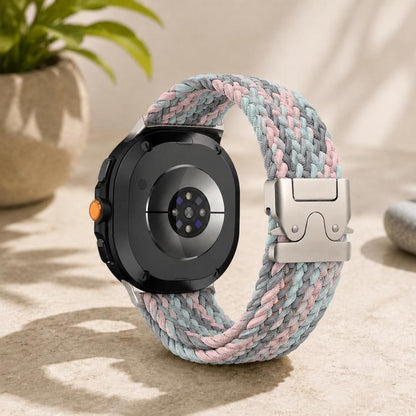 Bracelet de montre xDfind en nylon tissé avec boucle parachute, For Galaxy Watch9 / 8 / 8 Classic