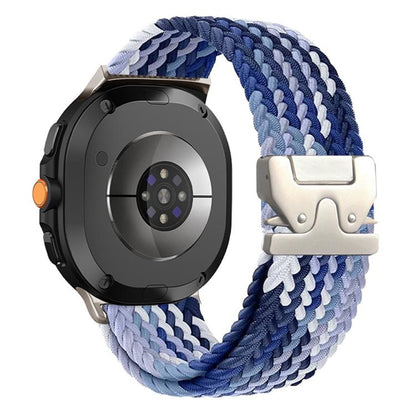 Bracelet de montre xDfind en nylon tissé avec boucle parachute, For Galaxy Watch9 / 8 / 8 Classic