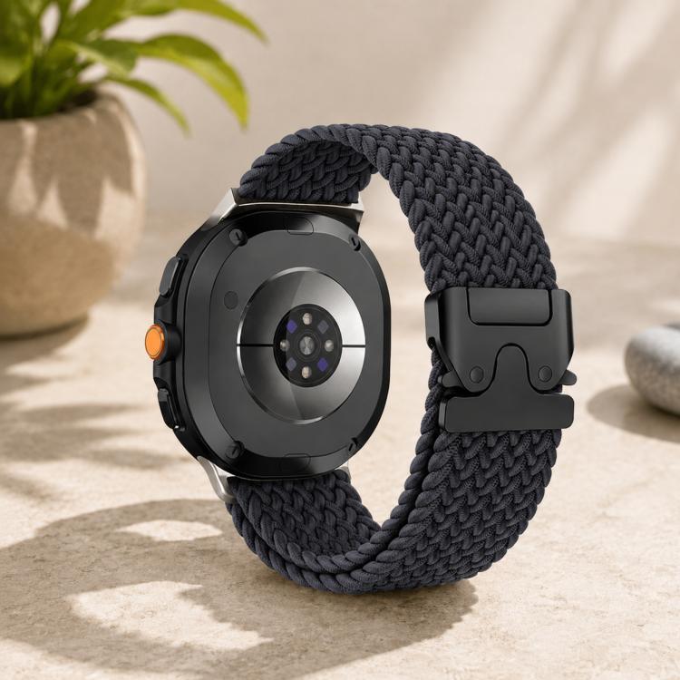Bracelet de montre xDfind en nylon tissé avec boucle parachute, For Galaxy Watch9 / 8 / 8 Classic