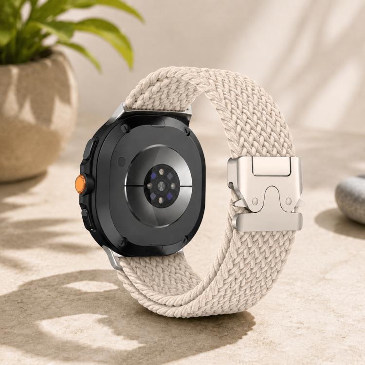 Bracelet de montre xDfind en nylon tissé avec boucle parachute, For Galaxy Watch9 / 8 / 8 Classic