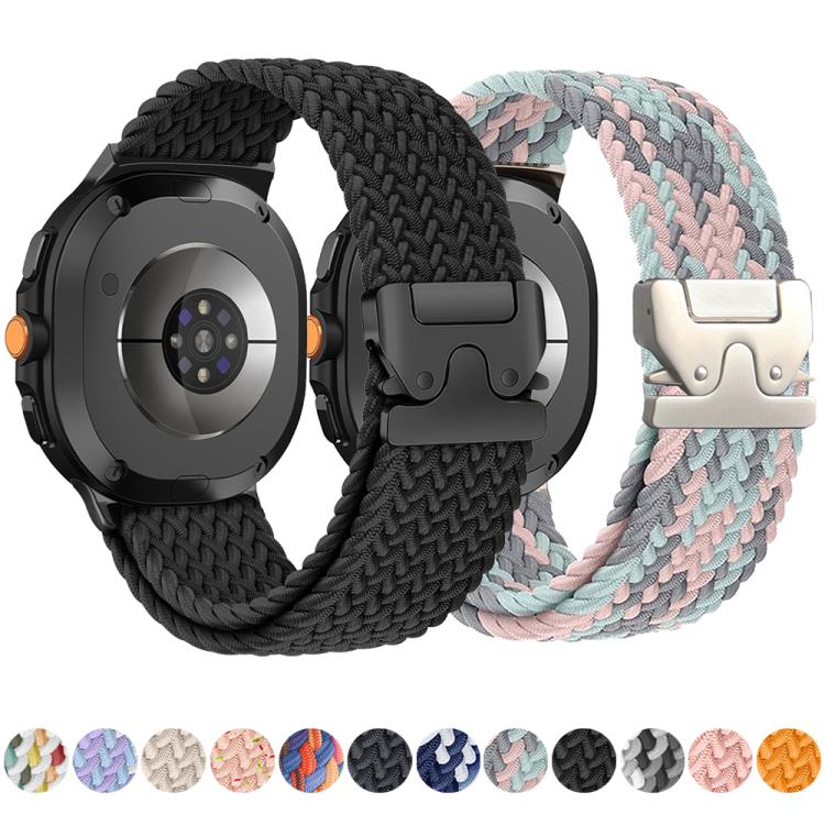 Bracelet de montre xDfind en nylon tissé avec boucle parachute, For Galaxy Watch9 / 8 / 8 Classic