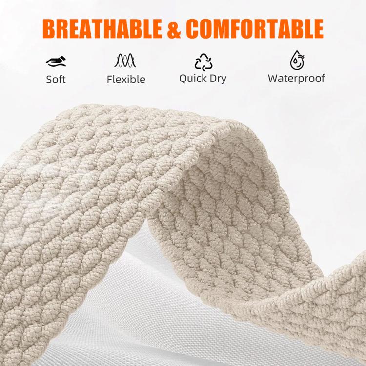 Bracelet de montre xDfind en nylon tissé avec boucle parachute, For Galaxy Watch9 / 8 / 8 Classic