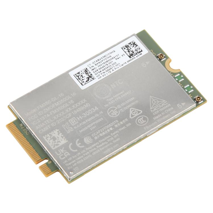 Module sans fil 4G FM350-GL-16 pour HP X14 X16 830 840 855 860, With Text, Without Text