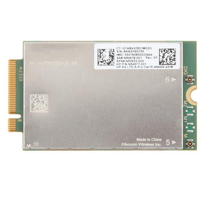 Module sans fil 4G FM350-GL-16 pour HP X14 X16 830 840 855 860, With Text, Without Text