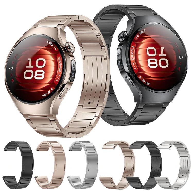 Bracelet de montre xDfind en alliage de titane avec fermoir à boucle déployante à dégagement rapide, For Huawei Watch 5 42mm