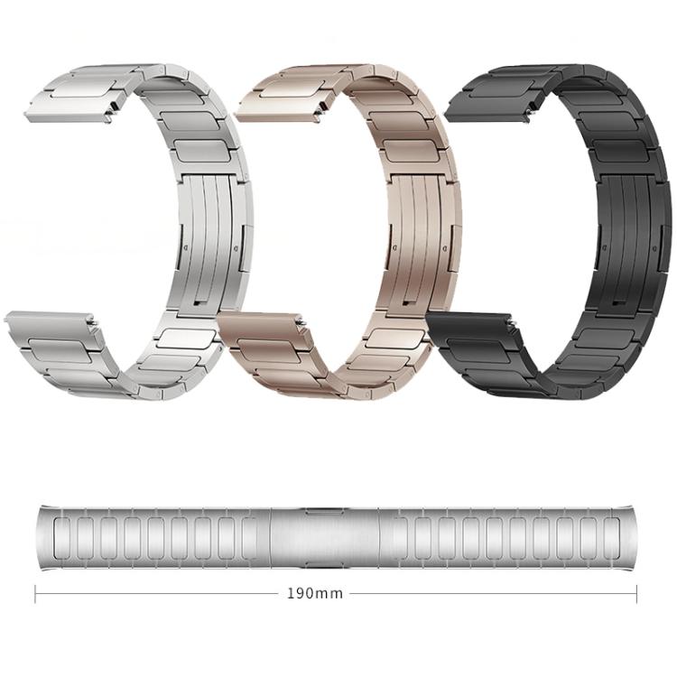 Bracelet de montre xDfind en alliage de titane avec fermoir à boucle déployante à dégagement rapide, For Huawei Watch 5 42mm