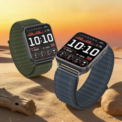 Bracelet de montre en nylon à motif vagues xDfind, For Garmin Venu X1