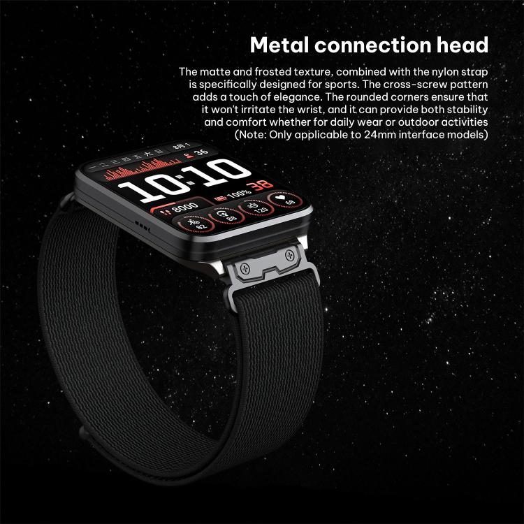 Bracelet de montre xDfind Wild Path Loop en nylon à dégagement rapide, For Garmin Venu X1