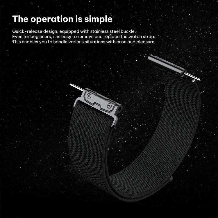 Bracelet de montre xDfind Wild Path Loop en nylon à dégagement rapide, For Garmin Venu X1