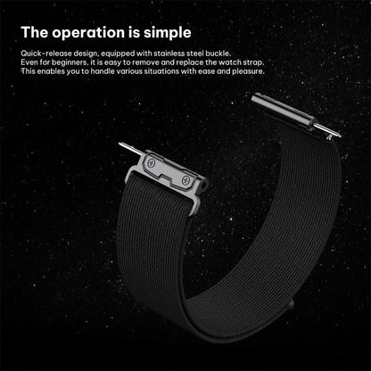 Bracelet de montre xDfind Wild Path Loop en nylon à dégagement rapide, For Garmin Venu X1