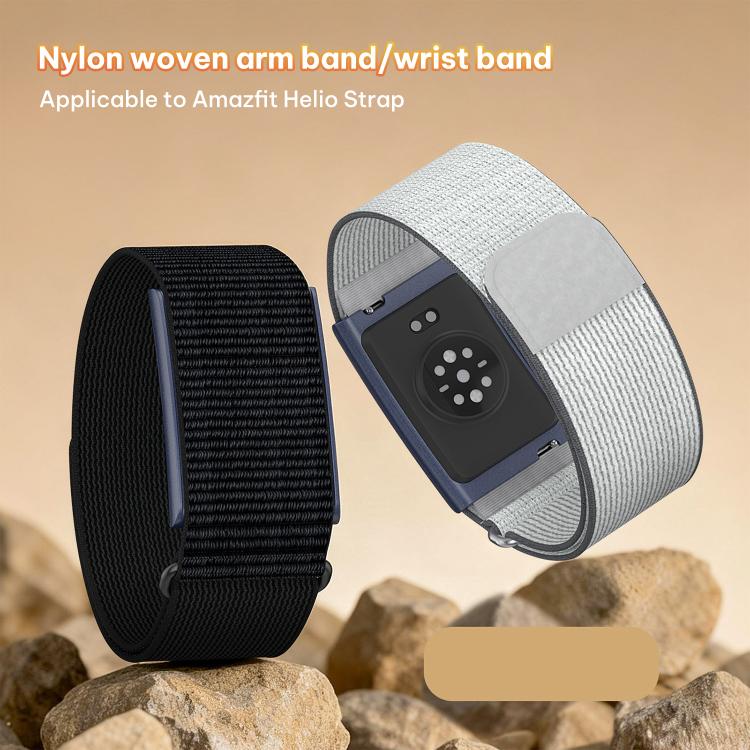 Bracelet en nylon recouvert xDfind pour Amazfit Helio, 280mm Wristband, 420mm Arm Strap