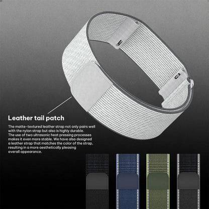 Bracelet en nylon recouvert xDfind pour Amazfit Helio, 280mm Wristband, 420mm Arm Strap