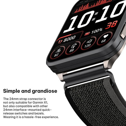 Bracelet de montre xDfind Wild Path Loop en nylon tissé à dégagement rapide, For Garmin Venu X1