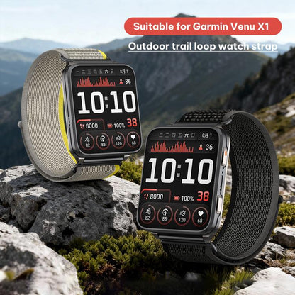 Bracelet de montre xDfind Wild Path Loop en nylon tissé à dégagement rapide, For Garmin Venu X1