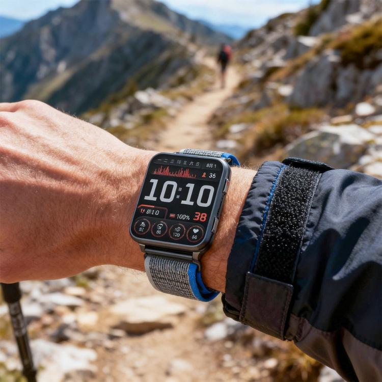 Bracelet de montre xDfind Wild Path Loop en nylon tissé à dégagement rapide, For Garmin Venu X1