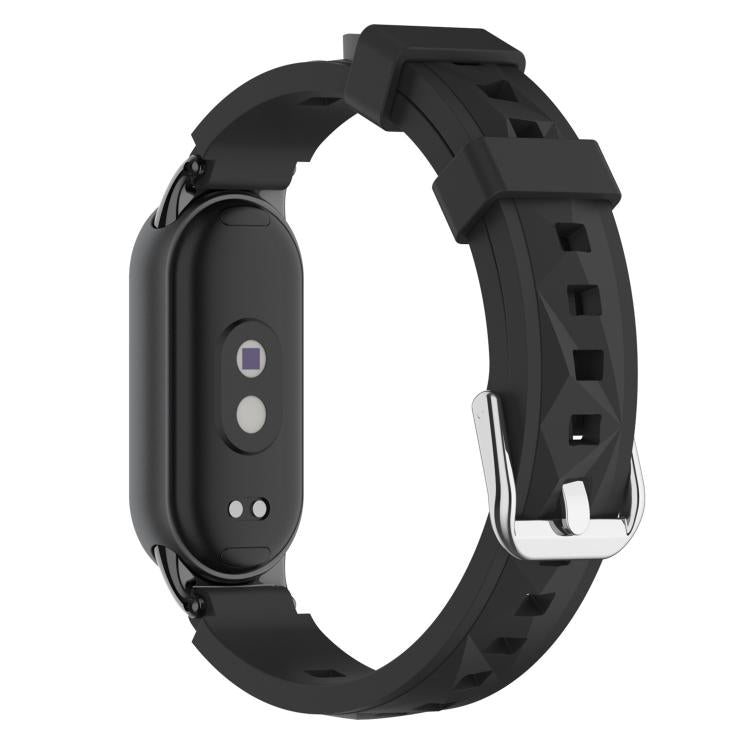 Bracelet de montre en silicone 3D à texture diamant xDfind, For Xiaomi Smart Band 10 / 9 / 8
