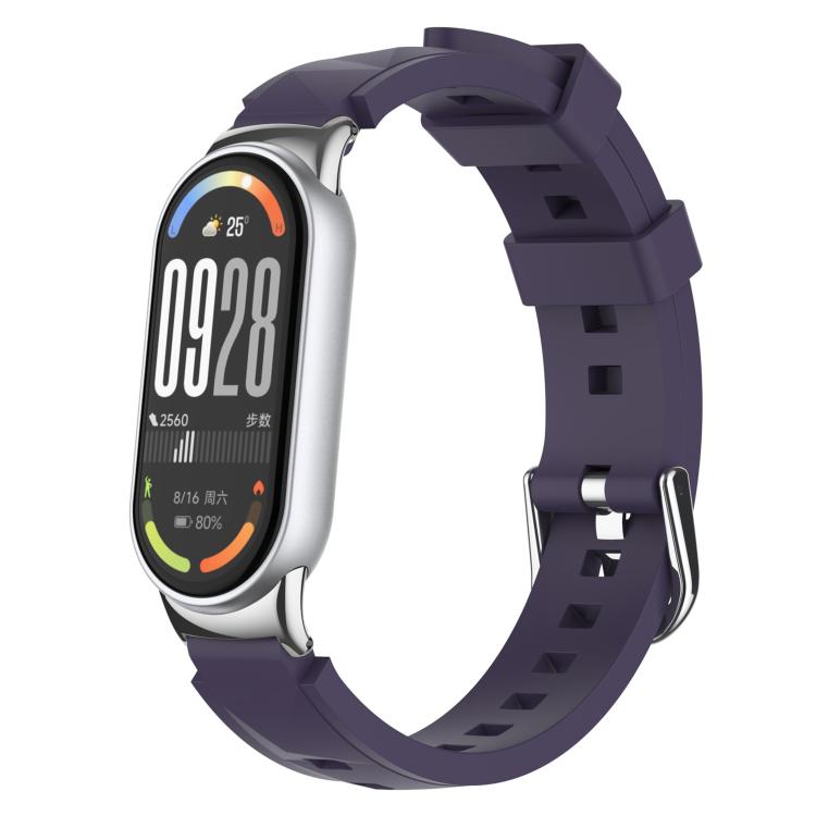 Bracelet de montre en silicone 3D à texture diamant xDfind, For Xiaomi Smart Band 10 / 9 / 8
