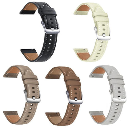 Bracelet de montre xDfind Flat Head Black Shark en cuir grainé fin, For Google Pixel Watch 5 / 4 / 3 / 2 / 1 41mm, For Google Pixel Watch 5 / 4 / 3 45mm